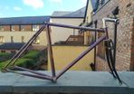 Track bike frame with fork 49 Cm