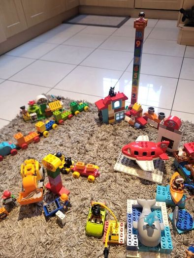 multiple sets of LEGO Duplo