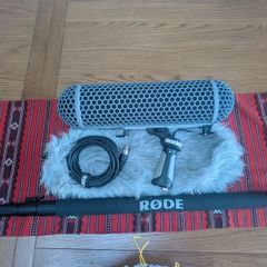 Location Sound Kit - RODE Blimp Kit, Boom Pole, Windshield, XLR Cable