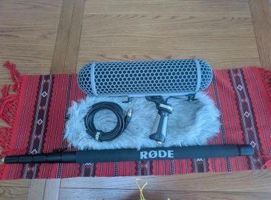 Location Sound Kit - RODE Blimp Kit, Boom Pole, Windshield, XLR Cable