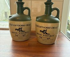 Tullamore dew whiskey decanter empty
