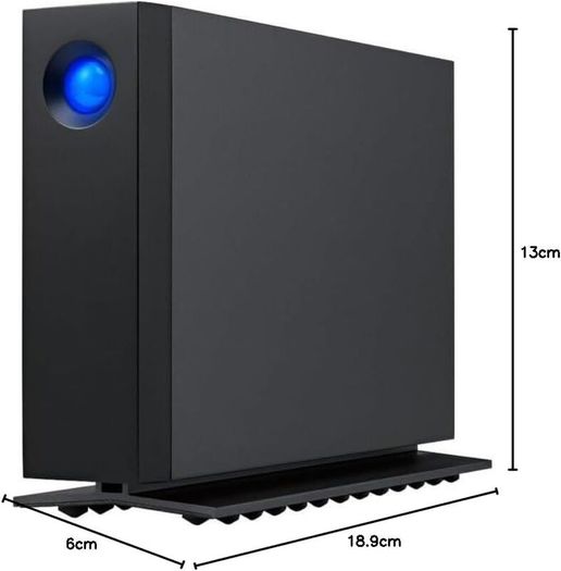 LaCie d2 Professional 16TB - USB-C Desktop External Hard Drive, for Mac and Windows - Professional desktop HDD for creative workflows