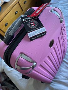Geographical Norway Cabin Suitcase 20 inch - Brand New with Tags - Pink - Hand Luggage