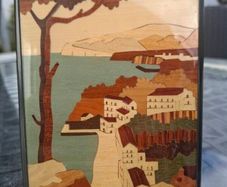 Lovely Vintage Italian Wood Marquetry
