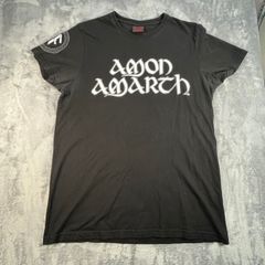 Official Amon Amarth Tour Two Sided T-Shirt - Black Size M