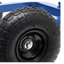 Tyre Trolley Max. 200 kg with Height-Adjustable Storage Supports 280 - 830 mm Steel Image 5