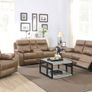 New Dark Brown Corner Sofa with Wireless Charger Image 4