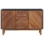 Sideboard 115x35x70 cm Solid Acacia Wood and MDF Image 4