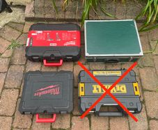 3 Power Tool Boxes, Milwaukee, DeWalt etc
