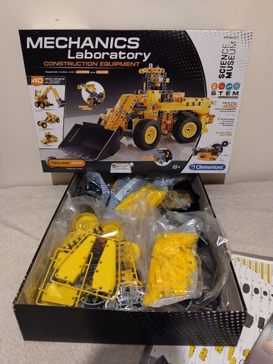 Mechanics Laboratory, Construction Equipment building Set, STEM TOYS