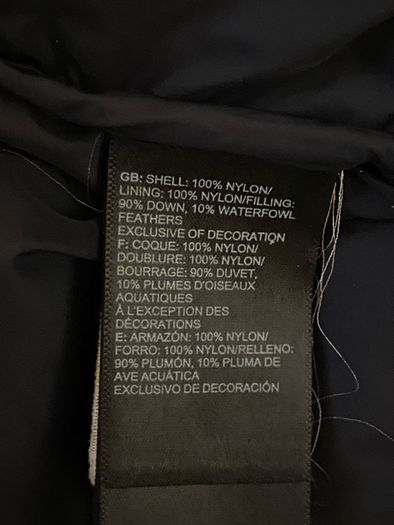 north face nuptse jacket 700 uk10