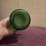 1970's Hand Blown Green Glass Vase Image 4
