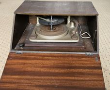 Vintage Record Player US c. 1950s