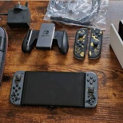 Nintendo Switch OLED Modded Atmosphere 128GB Complete Bundle pristine condition