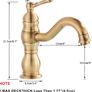 Premier vintage brass basin tap bathroom NEW Image 2