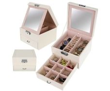 Jewelry and Watch Organizer Storage Box