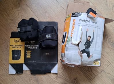 Weight vest, ankle/wrist weights