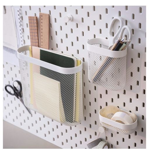 TOGETHER OR CAN BE SOLD SEPARATELY: IKEA desk, lamp, and desktop storage and organisation