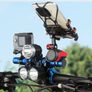 20cm Aluminium Alloy Bicycle Handlebar Extended Bracket Bike Headlight Mount Bar Computer Holder Lamp Support Rack Alloy Fiber Stand Image 2