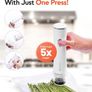 Reusable Vacuum Sealer Bags for Food  10 Small Vacuum Bags, BPA Free, Leak-Proof, Odor-Resistant  Compatible with Vacuum Sealers Image 3