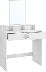 Dressing Table with Rectangular Mirror  - Free Delivery Nationwide