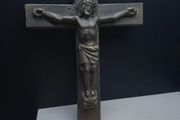Large Early 20th Century Irish Bronze Crucifix Made in Eire