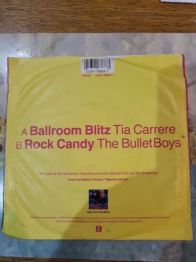 Tia Carrere Ballroom Blitz 7 inch 1992 Waynes World W0105