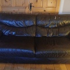 Brown Leather couch