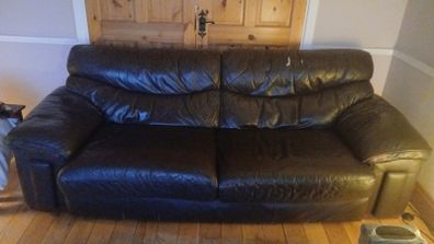 Brown Leather couch