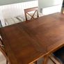 For sale: Solid wood extendable table with 6 chair Image 5