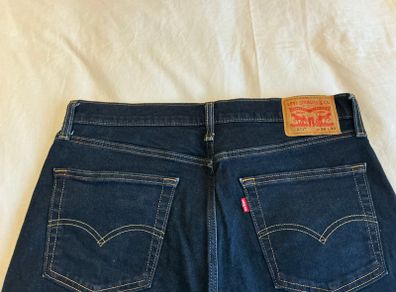 Levi Levis 511 dark denim jeans like new 36 34
