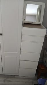 Malm 6 drawer unit