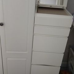 Malm 6 drawer unit