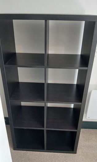 IKEA KALLAX Shelving Unit | 77 x 147cm | Black