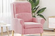Armchair Pink Velvet