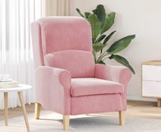 Armchair Pink Velvet