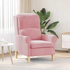 Armchair Pink Velvet