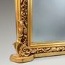 Victorian Style Giltwood Overmantel Mirror Image 2