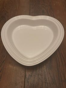 Le Creuset heart shaped dish