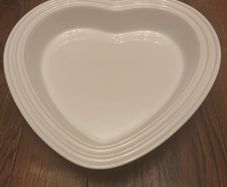 Le Creuset heart shaped dish