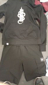 Short and hoodie set
