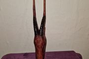 Hand carved Antelope wooden head