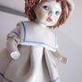 Lino Zampiva Spaghetti Hair Porcelain Girl Figurine Image 6