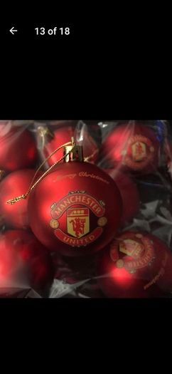Secret Santa Premier League Table Toppers Christmas Baubles Man City ARSENAL & SPURS