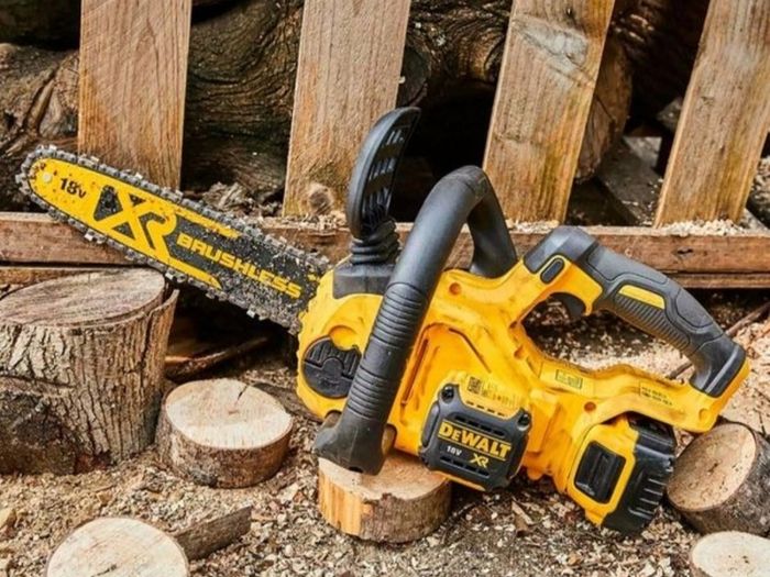 DeWALT 18V XR Cordless Brushless Triple Source Inflator Air Pump Compressor. DeWALT 18V XR Cordless Brushless Impact Wrench 1/2 Inch Drive. DeWalt 18V XR Cordless Brushless Chainsaw Pruning Saw