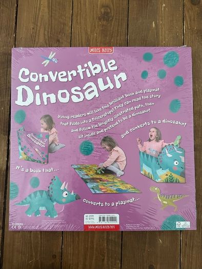 Brand new convertible dinosaur "playmat" book.