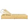Double Sun Lounger Green Impregnated Pinewood Image 2