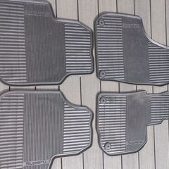 Rubber floor mats