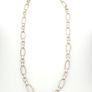 925 Vintage Sterling Silver Paperclip Chain Image 4