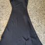 COS black satin bias cut dress Image 5